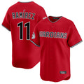 Choea C.Guardians #11 Jose Ramirez Player Red Limited Home Stitched Jerseys