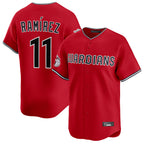 Choea C.Guardians #11 Jose Ramirez Player Red Limited Home Stitched Jerseys