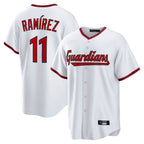Choea C.Guardians #11 Jose Ramirez Player White Game Home Stitched Jerseys