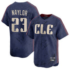 Choea C.Guardians #23 Bo Naylor Player Navy City Connect Limited Home Stitched Jerseys