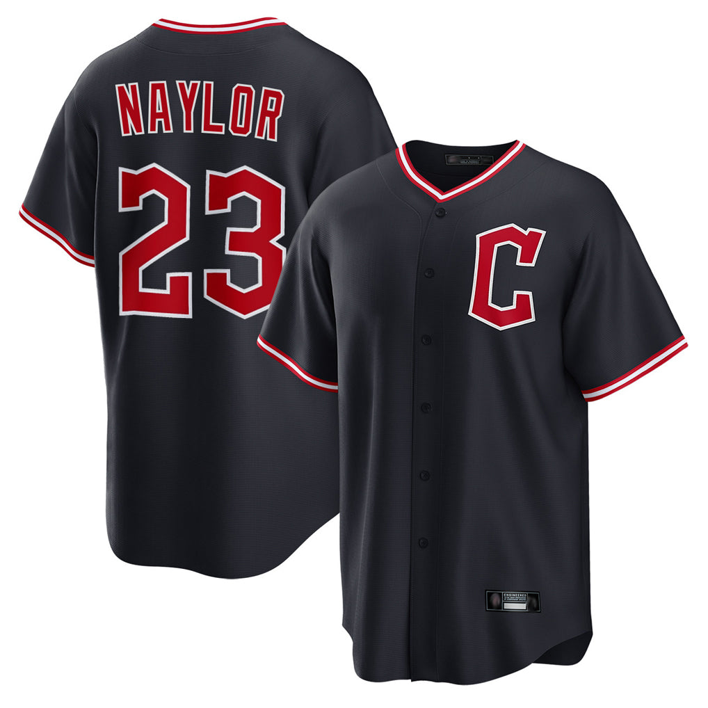 Choea C.Guardians #23 Bo Naylor Player Navy Home Game Stitched Jerseys
