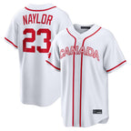 Choea C.Guardians #23 Bo Naylor Player White World Classic Home Game Stitched Jerseys