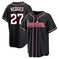Choea C.Guardians #27 Austin Hedges Player Black Fashion Out Home Game Stitched Jerseys