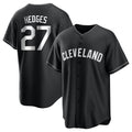 Choea C.Guardians #27 Austin Hedges Player Black Home Game Stitched Jerseys