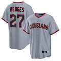 Choea C.Guardians #27 Austin Hedges Player Gray Home Game Stitched Jerseys