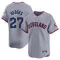 Choea C.Guardians #27 Austin Hedges Player Gray Road Limited Home Game Stitched Jerseys