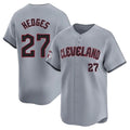 Choea C.Guardians #27 Austin Hedges Player Gray Road Limited Home Stitched Jerseys