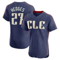 Choea C.Guardians #27 Austin Hedges Player Navy City Connect Limited Elite Home Stitched Jerseys