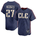 Choea C.Guardians #27 Austin Hedges Player Navy City Connect Limited Home Stitched Jerseys