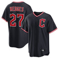 Choea C.Guardians #27 Austin Hedges Player Navy Game Home Stitched Jerseys