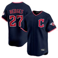 Choea C.Guardians #27 Austin Hedges Player Navy Limited Home Stitched Jerseys