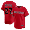 Choea C.Guardians #27 Austin Hedges Player Red Limited Home Stitched Jerseys