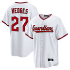 Choea C.Guardians #27 Austin Hedges Player White Game Home Stitched Jerseys