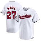 Choea C.Guardians #27 Austin Hedges Player White Limited Home Stitched Jerseys