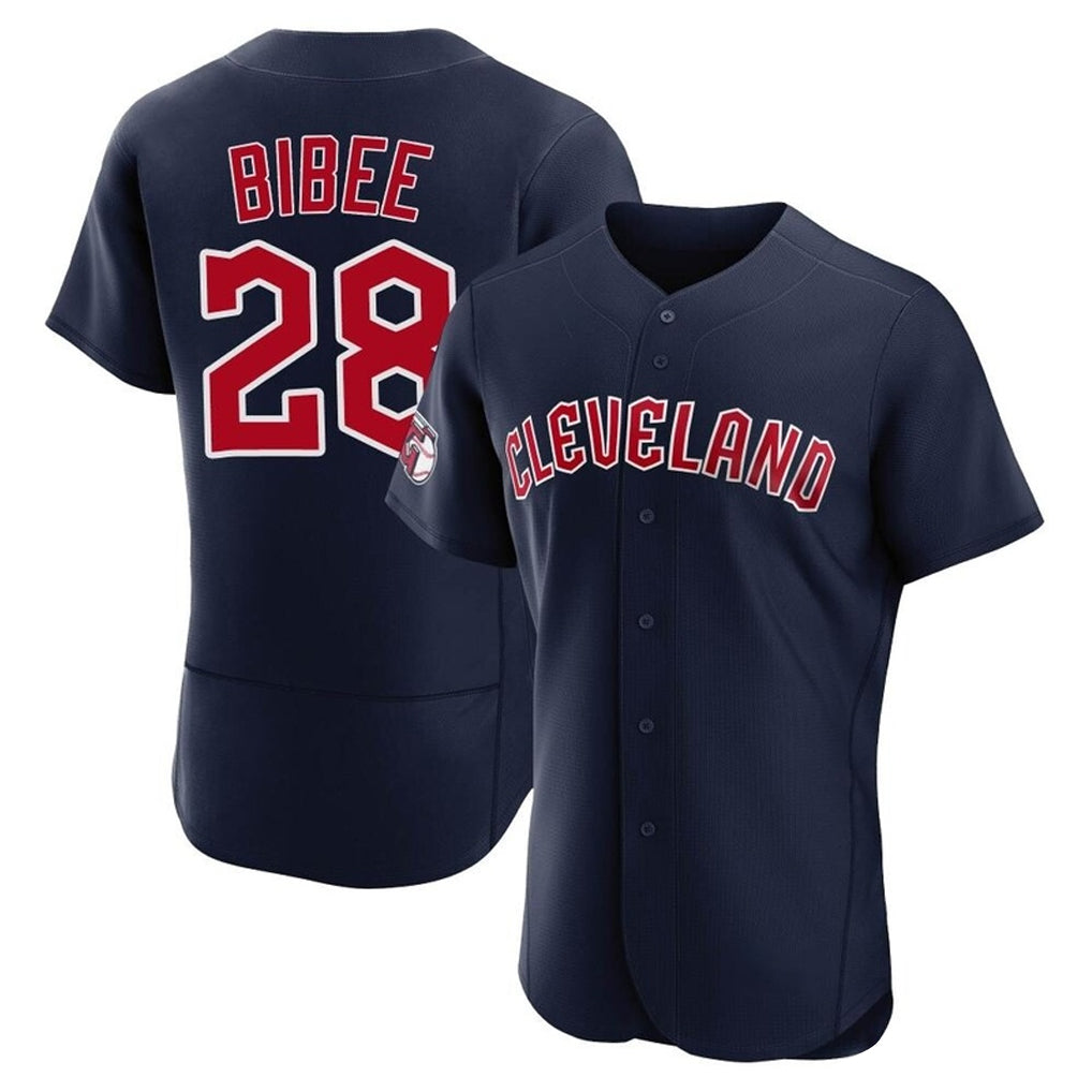 Choea C.Guardians #28 Tanner Bibee Player Navy Limited Elite Home Stitched Jerseys