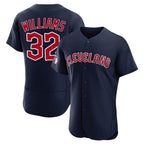 Choea C.Guardians #32 Gavin Williams Player Navy Limited Elite Home Stitched Jerseys