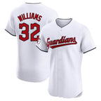 Choea C.Guardians #32 Gavin Williams Player White Limited Elite Home Stitched Jerseys