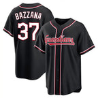 Choea C.Guardians #37 Travis Bazzana Player Black Fashion Out Home Game Stitched Jerseys