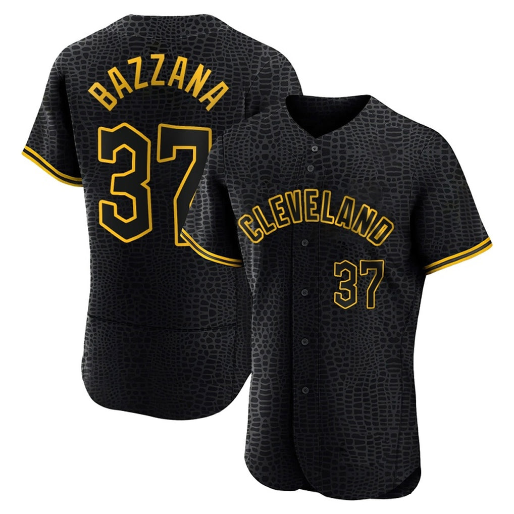 Choea C.Guardians #37 Travis Bazzana Player Black Snake Skin City Limited Elite Home Stitched Jerseys