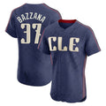 Choea C.Guardians #37 Travis Bazzana Player Navy City Connect Limited Elite Home Stitched Jerseys