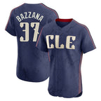 Choea C.Guardians #37 Travis Bazzana Player Navy City Connect Limited Elite Home Stitched Jerseys