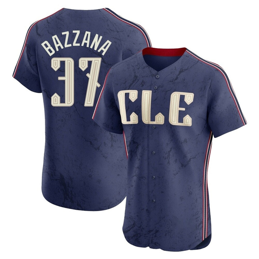 Choea C.Guardians #37 Travis Bazzana Player Navy City Connect Limited Elite Home Stitched Jerseys