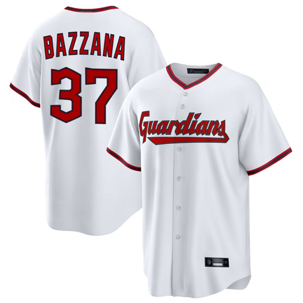 Choea C.Guardians #37 Travis Bazzana Player White Game Home Stitched Jerseys