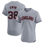 Choea C.Guardians #38 Steven Kwan Player Gray Road Limited Elite Home Stitched Jerseys