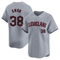 Choea C.Guardians #38 Steven Kwan Player Gray Road Limited Home Stitched Jerseys