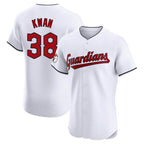 Choea C.Guardians #38 Steven Kwan Player White Limited Elite Home Stitched Jerseys