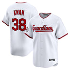 Choea C.Guardians #38 Steven Kwan Player White Limited Home Game Stitched Jerseys