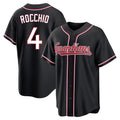 Choea C.Guardians #4 Brayan Rocchio Player Black Fashion Out Home Game Stitched Jerseys