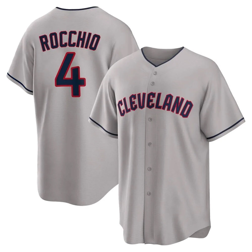 Choea C.Guardians #4 Brayan Rocchio Player Gray Game Home Stitched Jerseys