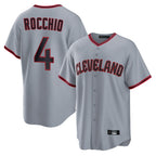 Choea C.Guardians #4 Brayan Rocchio Player Gray Home Game Stitched Jerseys