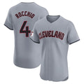 Choea C.Guardians #4 Brayan Rocchio Player Gray Road Limited Elite Home Stitched Jerseys