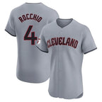Choea C.Guardians #4 Brayan Rocchio Player Gray Road Limited Elite Home Stitched Jerseys