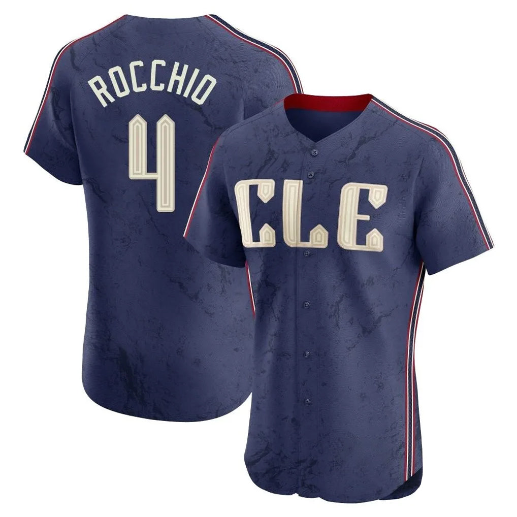 Choea C.Guardians #4 Brayan Rocchio Player Navy City Connect Limited Elite Home Stitched Jerseys