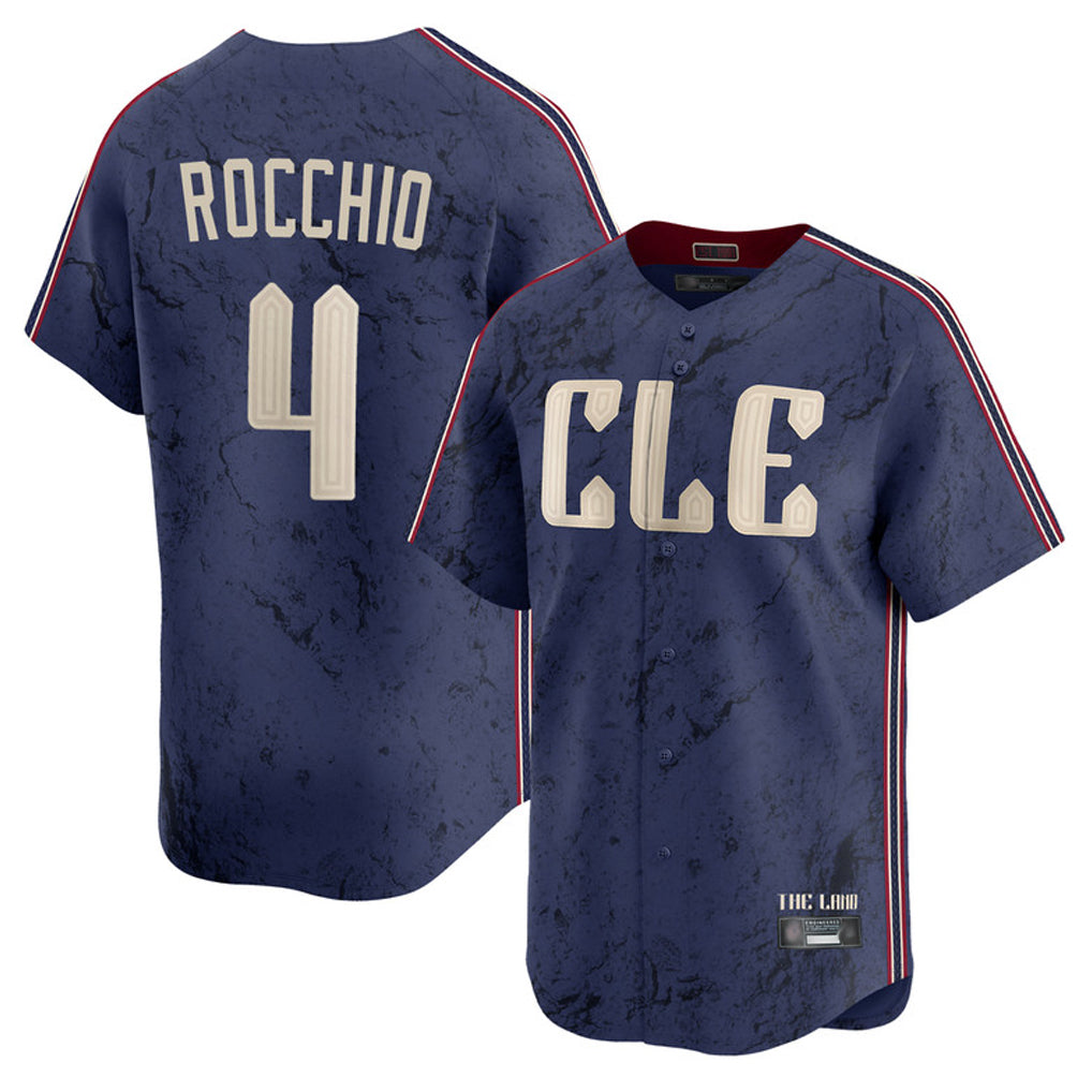 Choea C.Guardians #4 Brayan Rocchio Player Navy City Connect Limited Home Stitched Jerseys