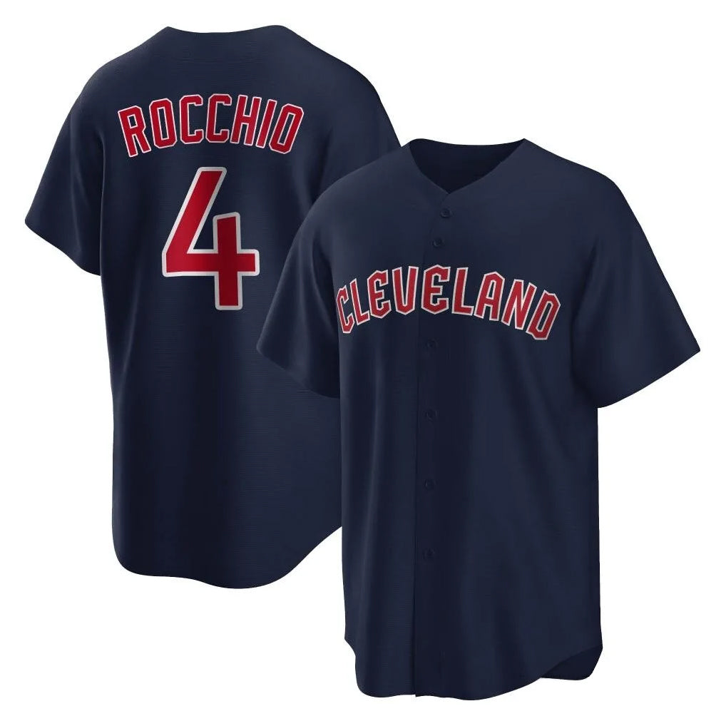 Choea C.Guardians #4 Brayan Rocchio Player Navy Game Home Stitched Jerseys
