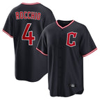 Choea C.Guardians #4 Brayan Rocchio Player Navy Home Game Stitched Jerseys