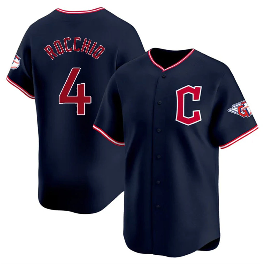 Choea C.Guardians #4 Brayan Rocchio Player Navy Limited Home Stitched Jerseys
