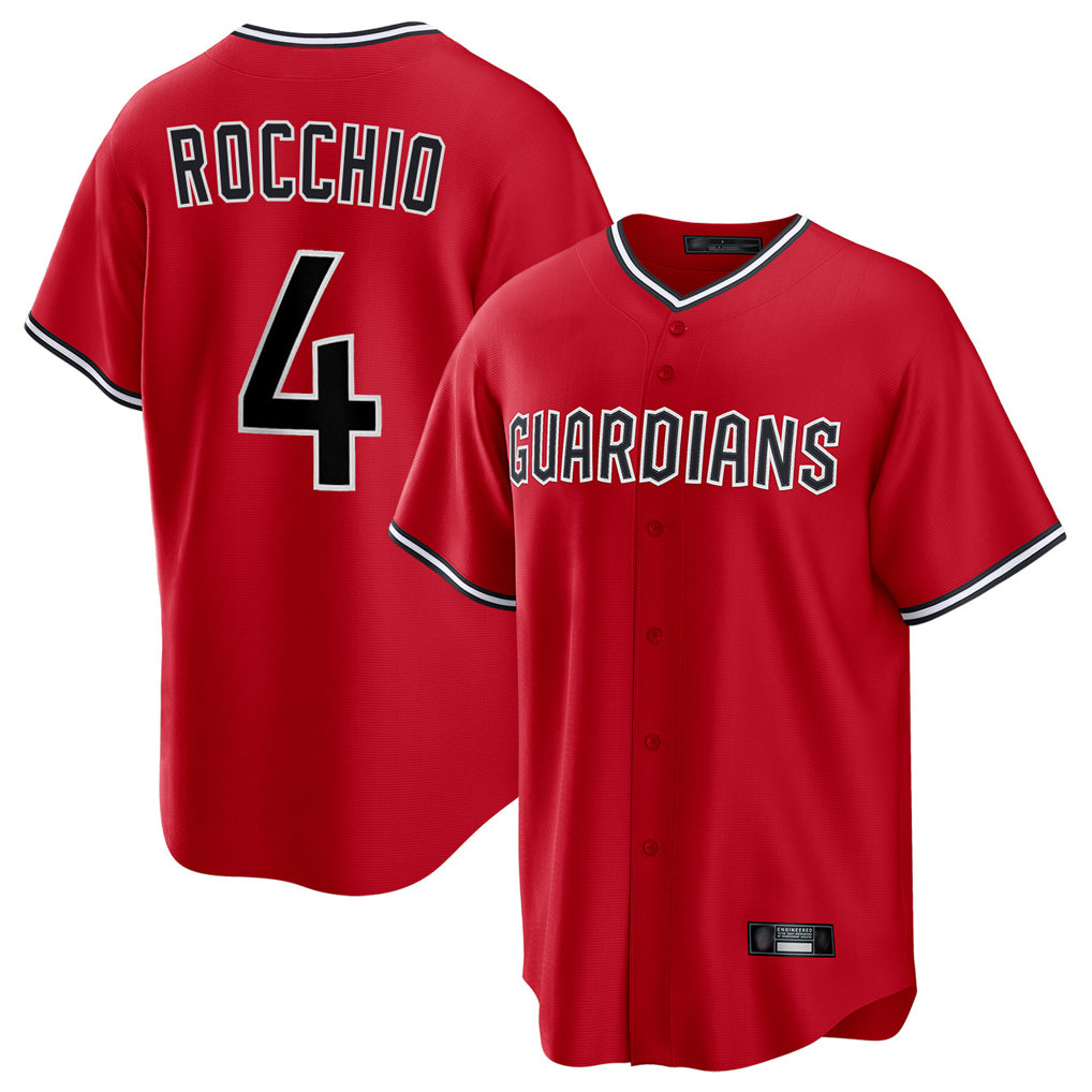 Choea C.Guardians #4 Brayan Rocchio Player Red Home Game Stitched Jerseys