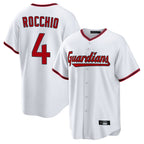 Choea C.Guardians #4 Brayan Rocchio Player White Game Home Stitched Jerseys