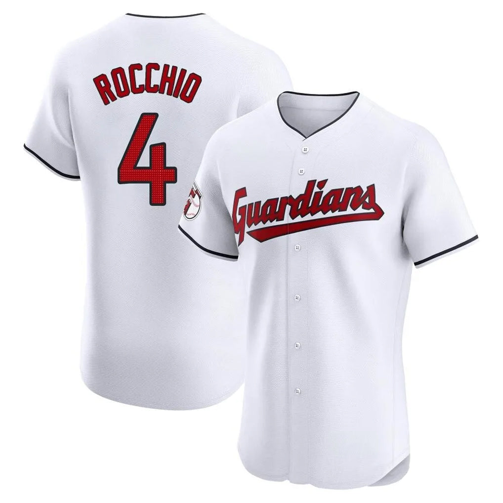 Choea C.Guardians #4 Brayan Rocchio Player White Limited Elite Home Stitched Jerseys