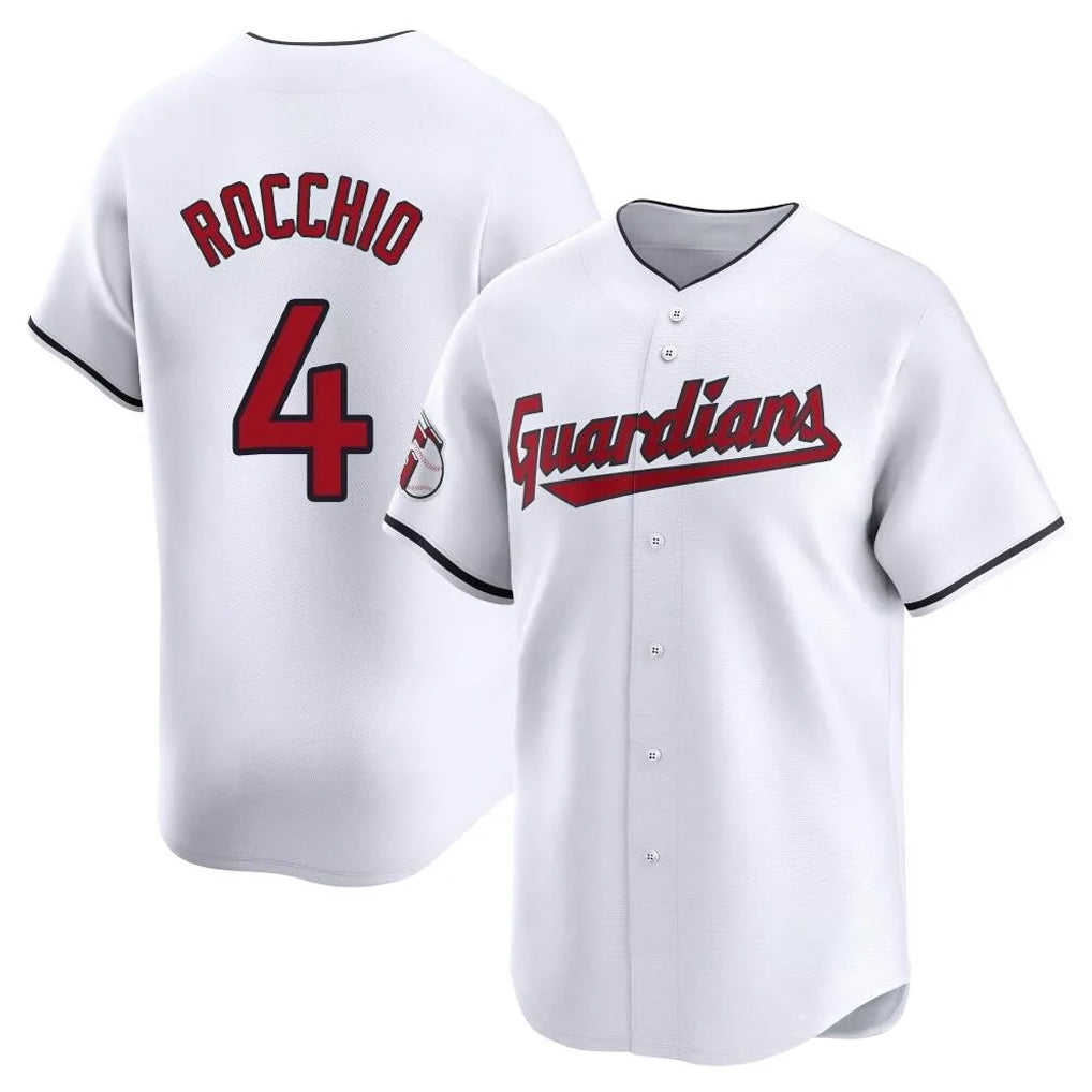 Choea C.Guardians #4 Brayan Rocchio Player White Limited Home Stitched Jerseys