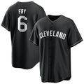 Choea C.Guardians #6 David Fry Player Black Home Game Stitched Jerseys