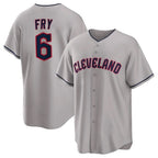 Choea C.Guardians #6 David Fry Player Gray Game Home Stitched Jerseys