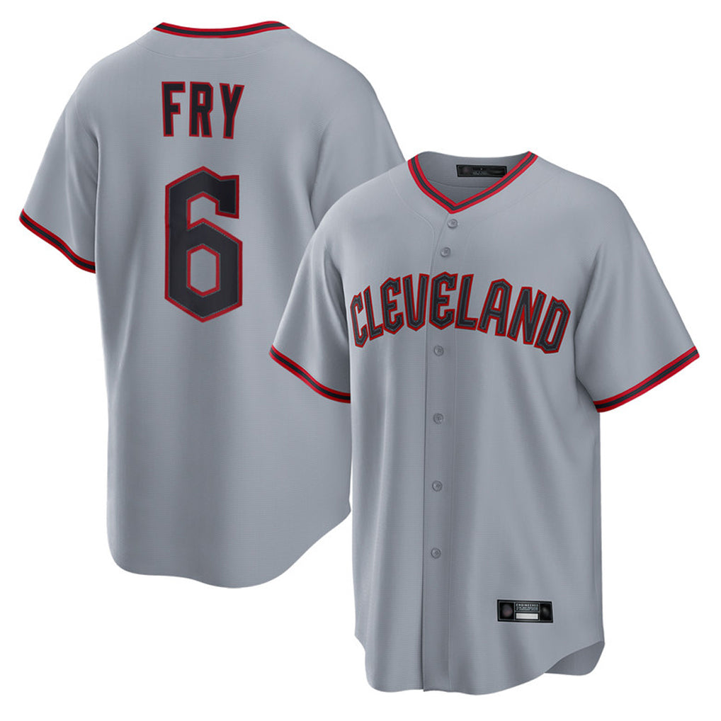 Choea C.Guardians #6 David Fry Player Gray Home Game Stitched Jerseys