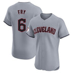 Choea C.Guardians #6 David Fry Player Gray Road Limited Elite Home Stitched Jerseys