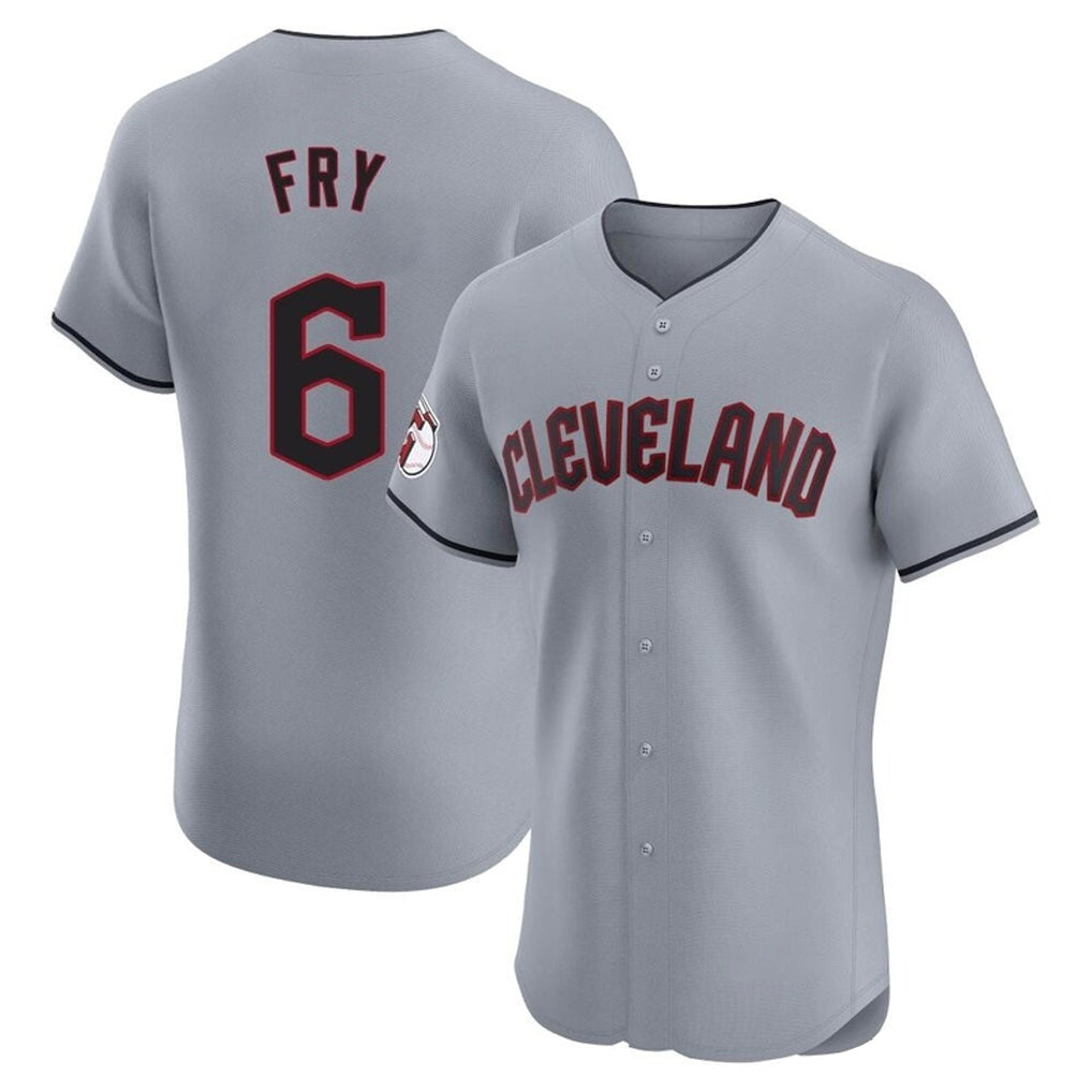 Choea C.Guardians #6 David Fry Player Gray Road Limited Elite Home Stitched Jerseys
